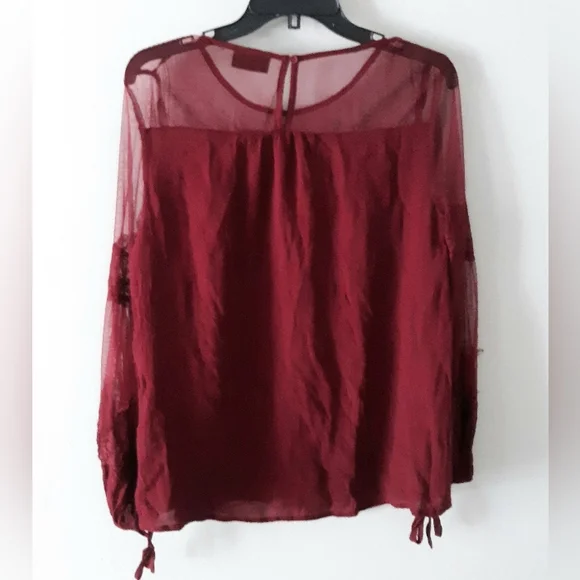 Vici Lace Trim Blouse - Picture 4 of 5